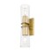 Z-Lite Titus 2 Light Wall Sconce, 4.5in. W x 17.5in. H, Modern Gold 826-2S-MGLD - alternate 2